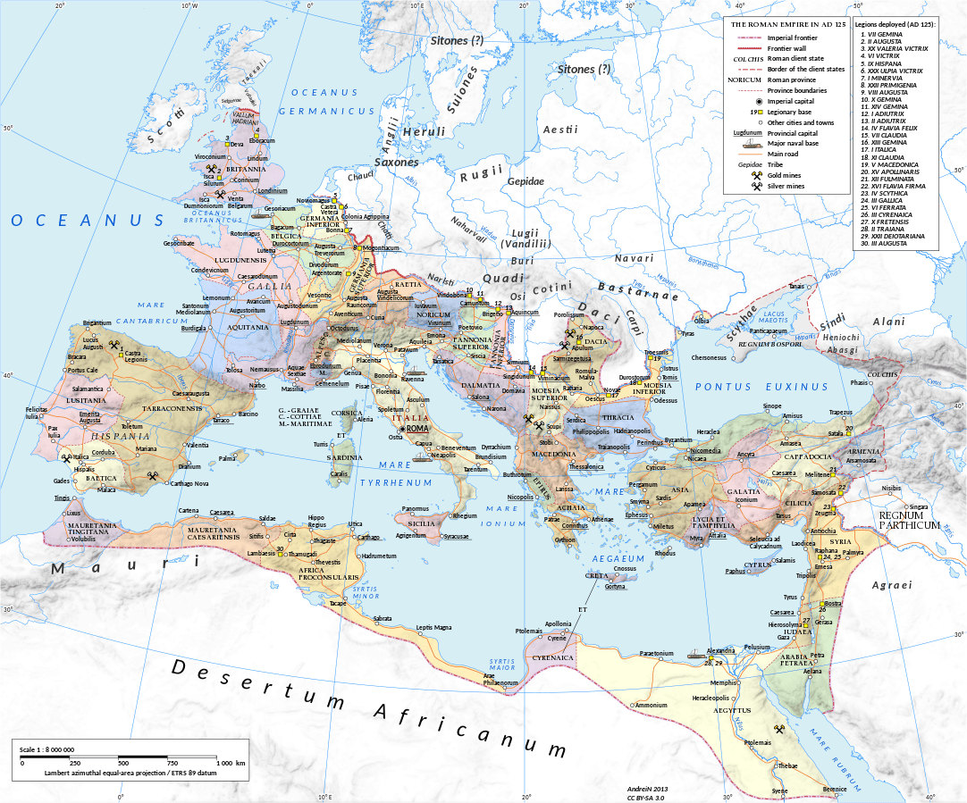Römisches Reich Zeittafel/Zeitstrahl: Königreich, Republik, Imperium