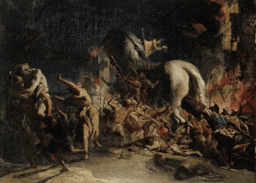 Was geschah mit Troja, nachdem Achilleus gestorben war?