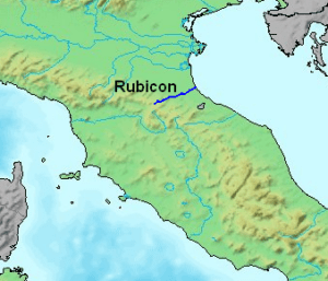 Rubicon: Italien, Definition, Julius Cäsar und Fakten